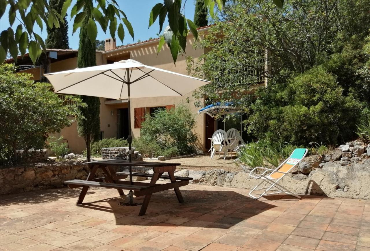 T2 36 M2, Rdc De Villa, Clim, Gd Jardin Clos, Animx Ok, Quartier Mt Faron Tres Calme, Wifi, Parking Toulon Bagian luar foto